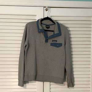 Grey Patagonia 1/4 Snap Sweatshirt